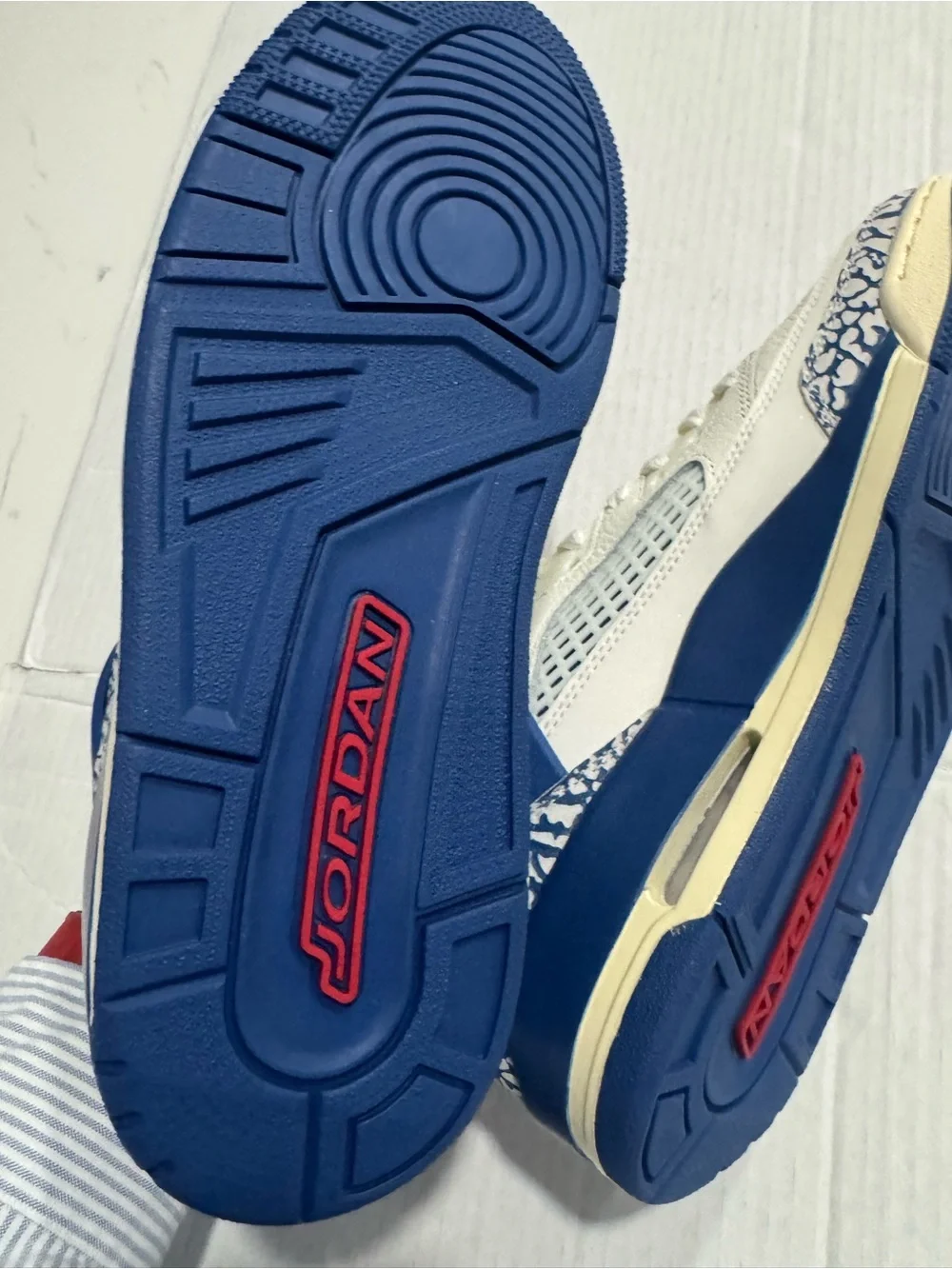 Jordan Spizike Low Sail Storm Blue Size:9  NWOT